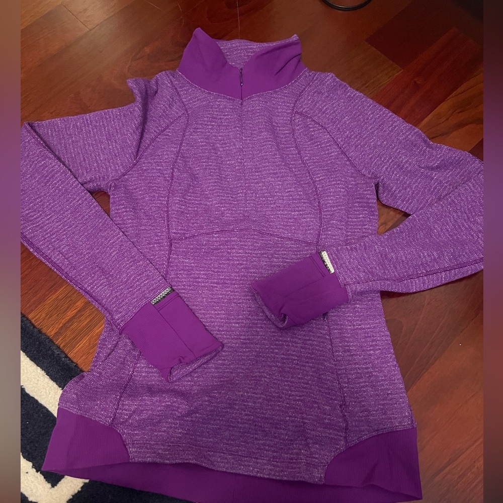 Lululemon purple quarter zip - Picture 2 of 5